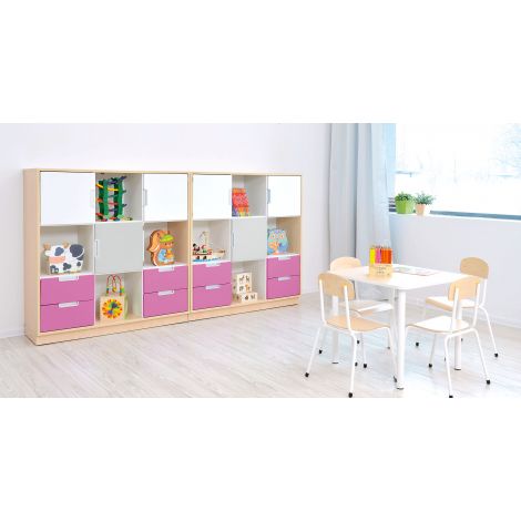 Set Mobilier Grădiniță Quadro 5 Moje Bambino - imagine 3