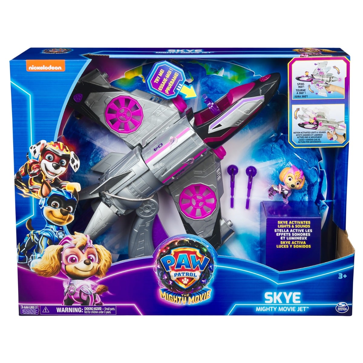 Avion Paw Patrol Skye cu Figurina
