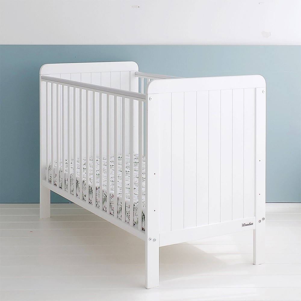 Patut Woodies Country Alb 120x60, Inaltime Reglabila - imagine 8