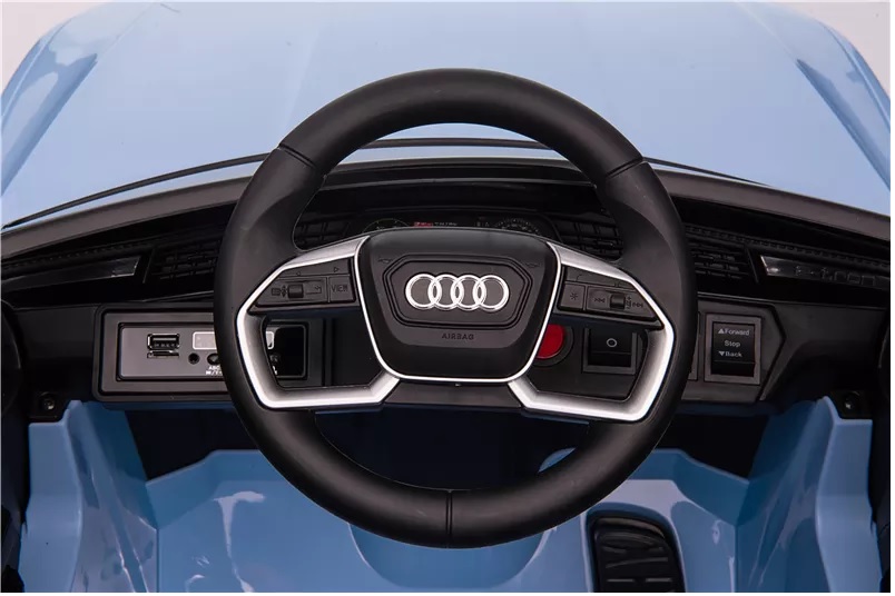 Mașinuță Electrică Audi E Tron 12V, 70W, Scaun Piele - imagine 8