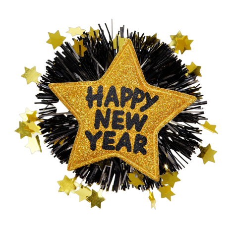 Brosa Happy New Year Widmann - Aurie, Elegantă