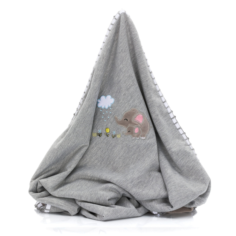 Paturica Bumbac Fillikid Elephant 75x100cm - imagine 5