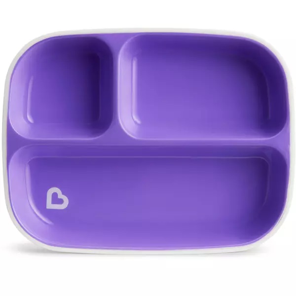 Set 2 Farfurii Munchkin Splash Compartimentate
