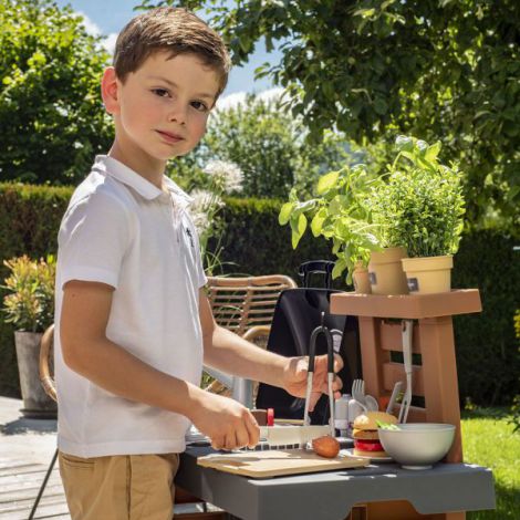 Bucatarie Smoby Garden cu 43 Accesorii - imagine 8