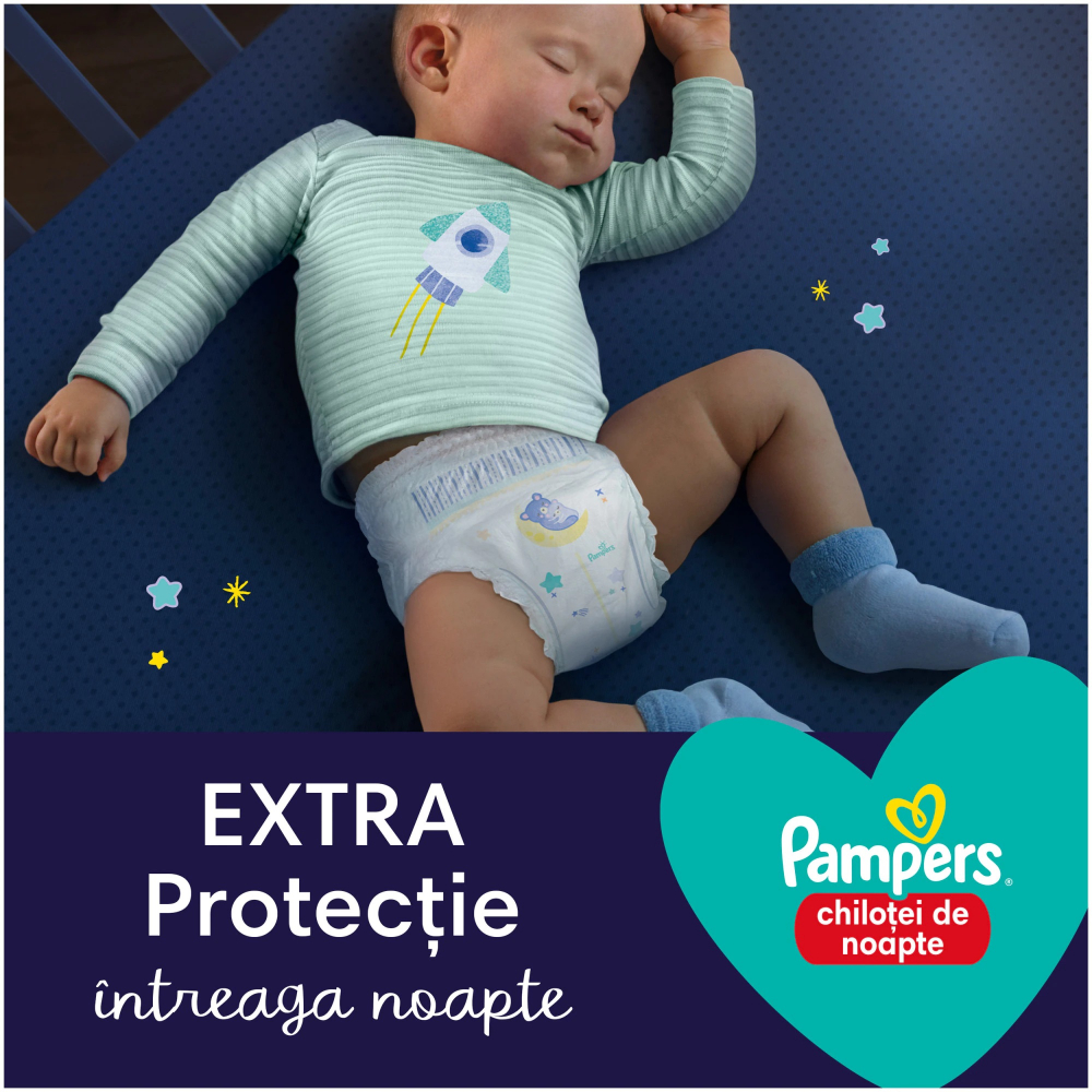 Pampers Night Pants M, 6-11kg, 29 buc - imagine 5