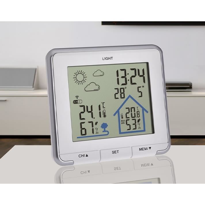 Stație Meteo Wireless TFA 35.1153.02, Alb - imagine 4