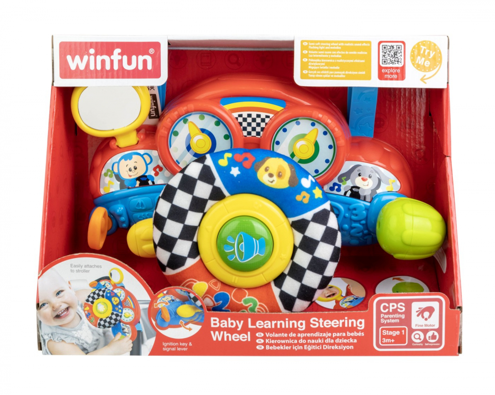 Winfun Volan Muzical Educativ Bebelusi 3Luni+