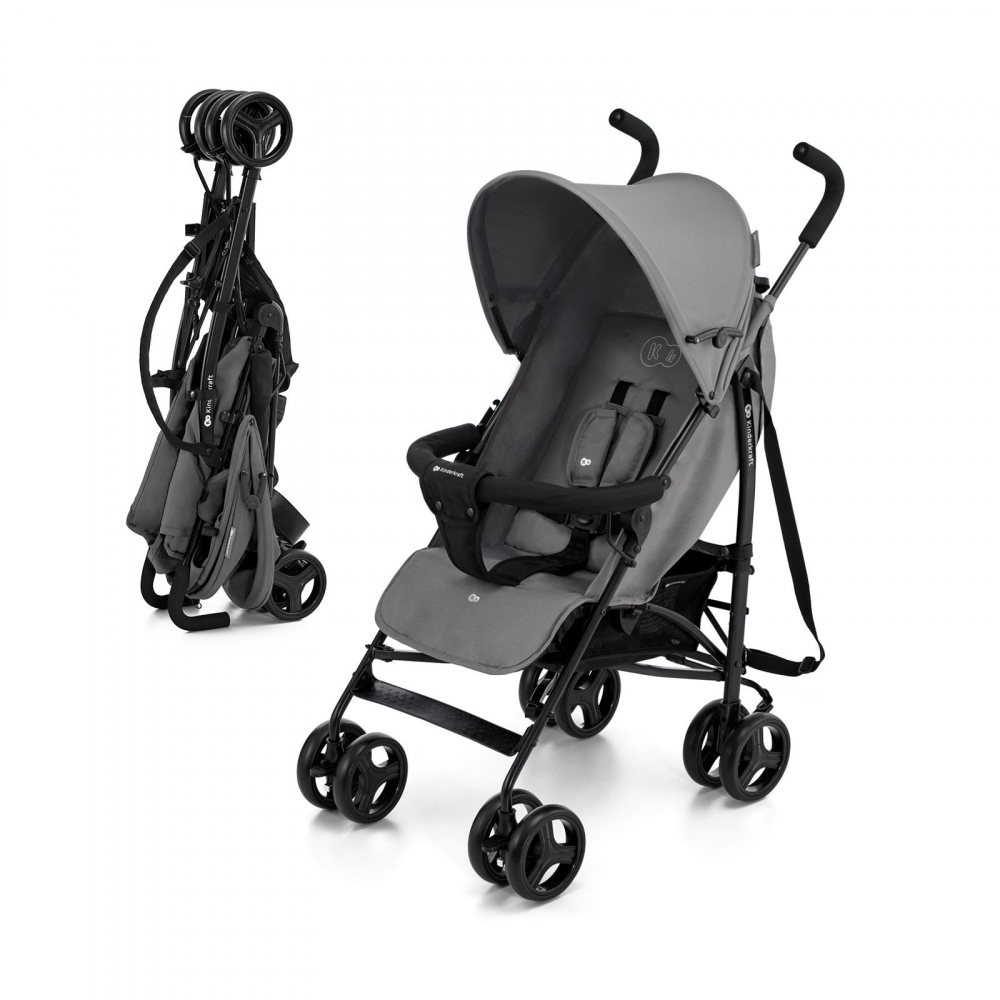 Carucior Kinderkraft TIK Stone Grey, Ușor 6.5kg - imagine 7
