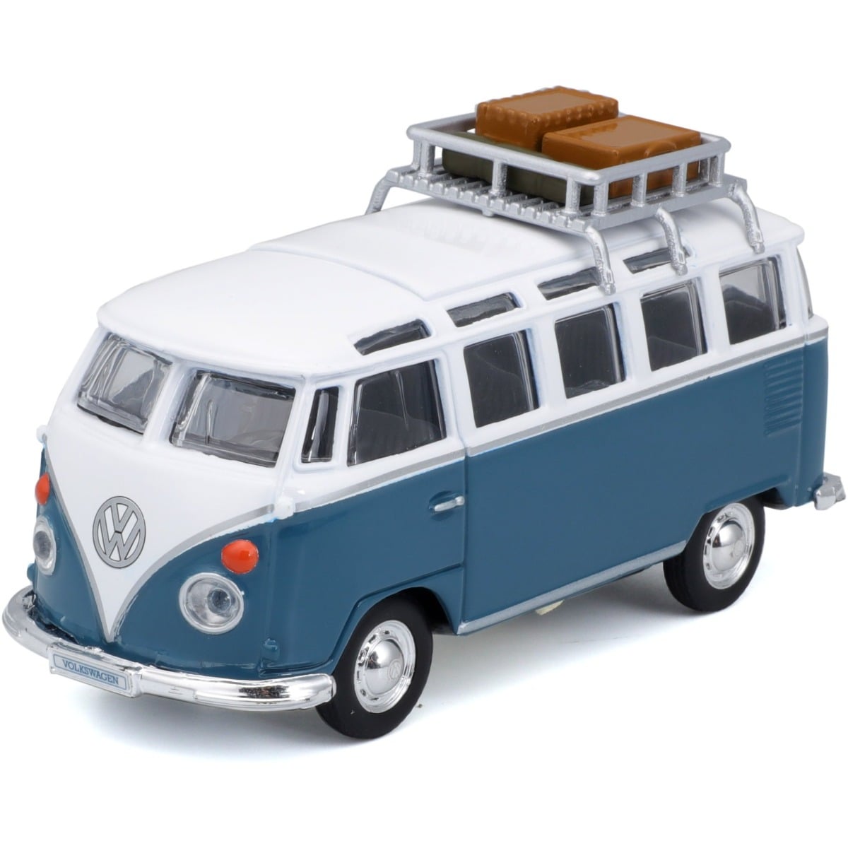 Rulota Maisto VW T2 Bleu - Model Detaliat