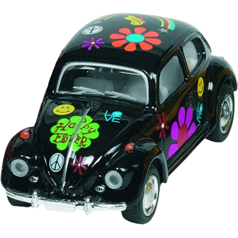 Masinuta VW Beetle Floral Die Cast Goki