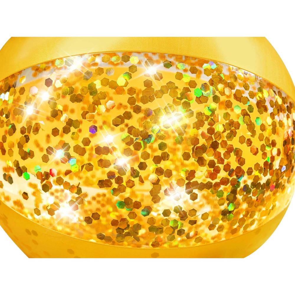 Minge Plaja Bestway 41 cm Glitter Galben - imagine 3