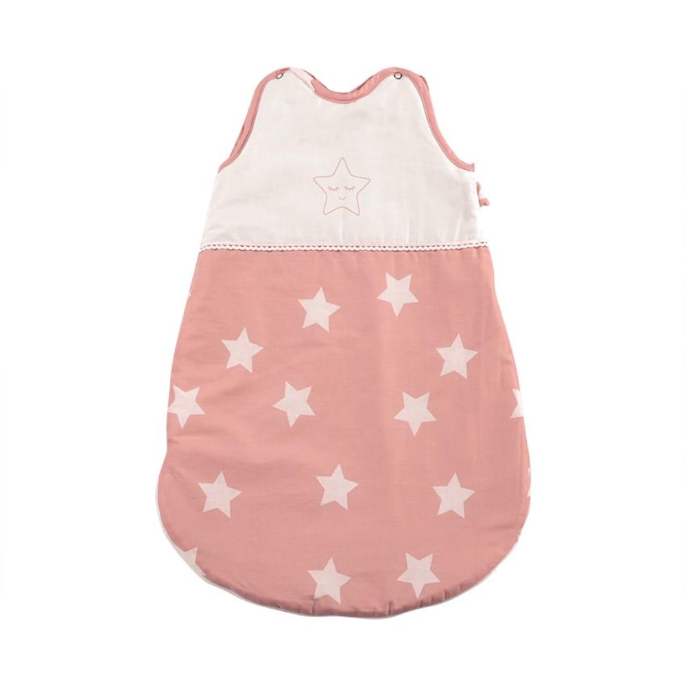 Sac de Dormit Iarnă Lorelli 0-6 Luni Stars Pale Blush
