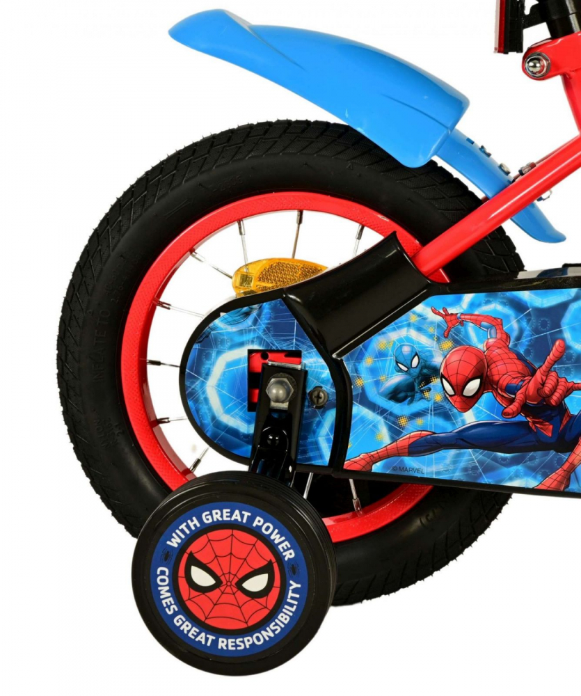 Bicicleta EL Spiderman 12 inch Eandl Cycles - imagine 4