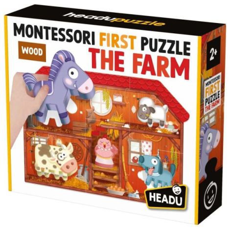 Puzzle Montessori Ferma Headu | Joc Educativ - imagine 4