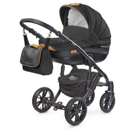 Carucior Camini FRONTERA 2in1 Negru - Multifuncțional