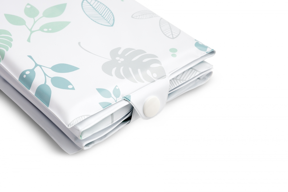 Saltea infasat pliabila Sensillo Floral blue - imagine 3