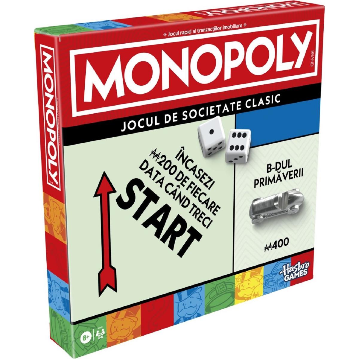 Monopoly Clasic Refresh - Joc de Societate pentru Familie