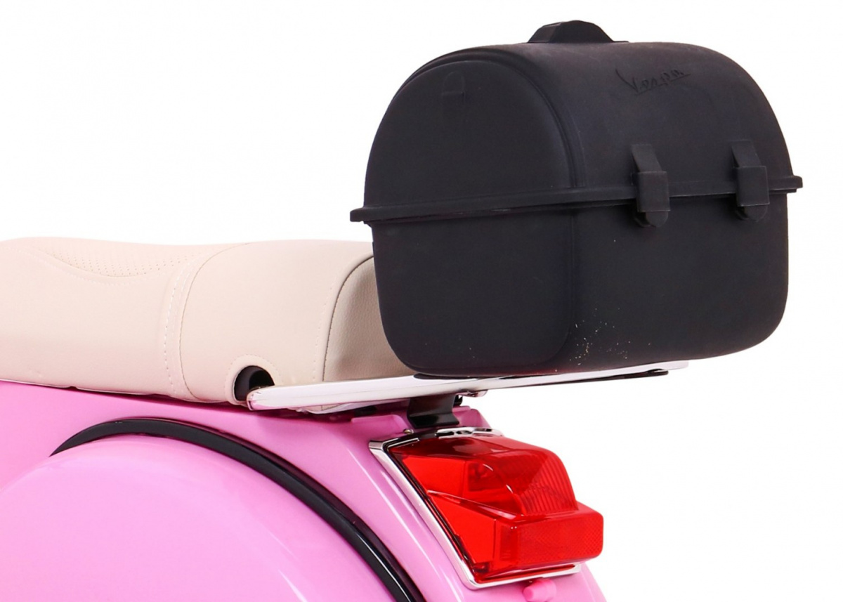 Scuter Electric Vespa Roz 12V Copii - imagine 7