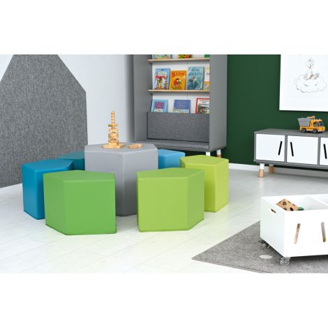 Set Pufuri Moje Bambino LO1 - Mobilier Grădiniță - imagine 5