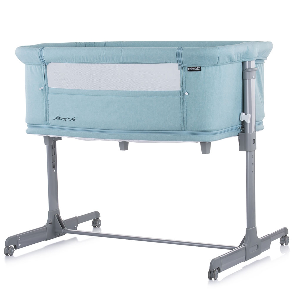 Patut Co-Sleeper Chipolino Mommy n Me Blue Mint - imagine 2