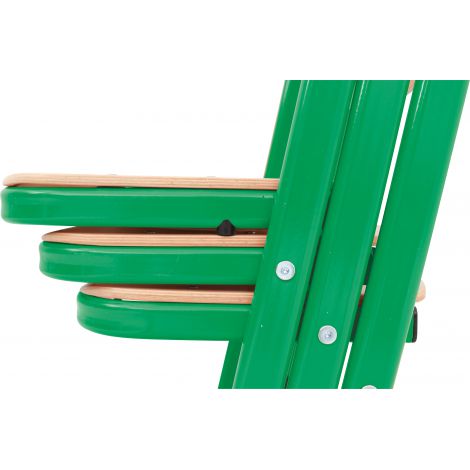 Scaun şcolar Moje Bambino ranforsat ajustabil, verde - imagine 6