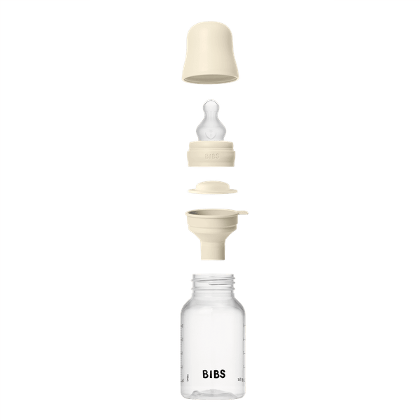 Bibs Set Biberon Anticolici 150ml Silicon Ivory