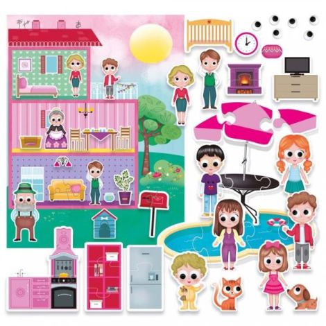 Headu Puzzle Casă Păpuși - Joc Educativ Copii