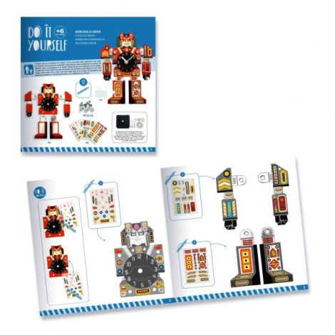 Ceas Robot DIY Djeco | Creativ și Educativ - imagine 5
