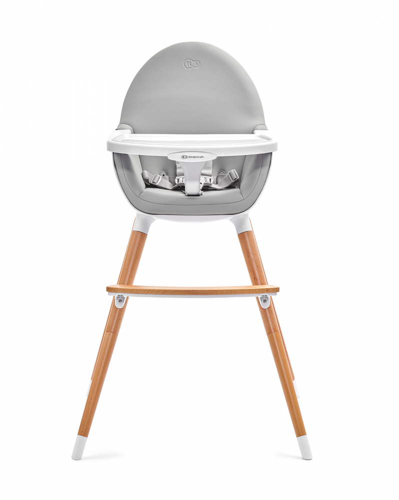 Scaun de masa 2 in 1 Kinderkraft Fini Grey