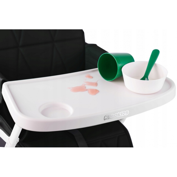 Scaun de masa Ricokids Nuco Negru, Siguranta si Confort - imagine 2