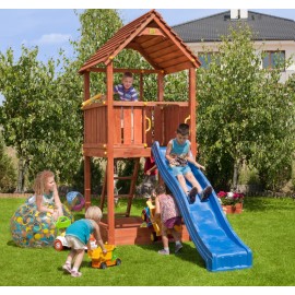 Complex de joaca Fungoo JOY, Tobogan 2.2m, Lemn - imagine 2