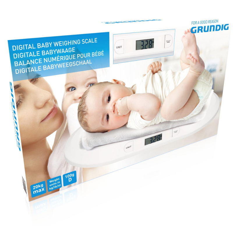 Cantar Bebelusi Grundig Alb 20kg Digital - imagine 6