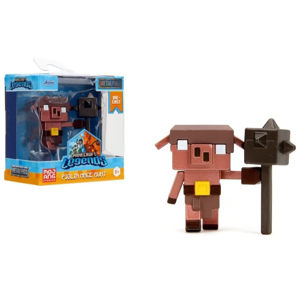 Figurina Metalica Jada Minecraft Piglin Mace 6.5cm