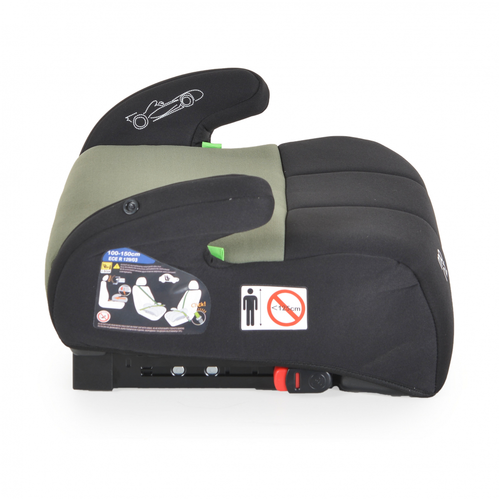 Înălțător Auto Moni Monza ISOFIX R129 Verde - imagine 4