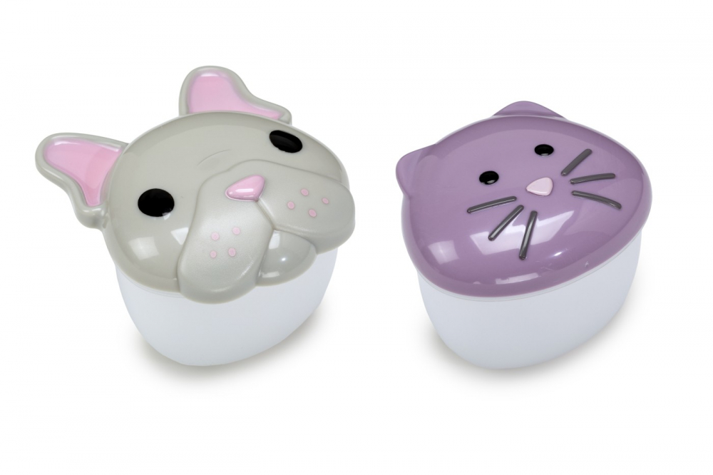 Set 2 Recipiente Hrana Bebe Melii Model Bulldog - imagine 3