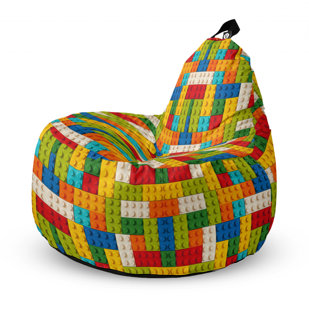 Fotoliu Puf Updeco Big Chill Tetris Verde - imagine 5