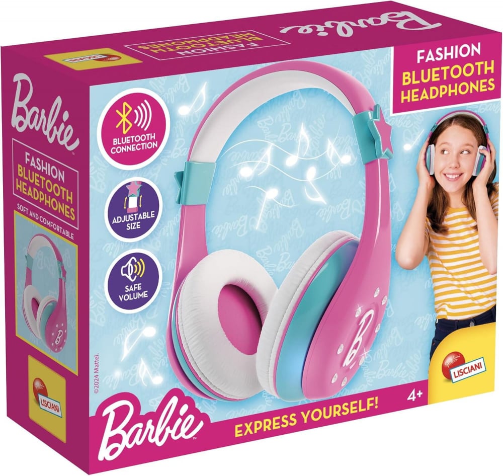 Casti Bluetooth Barbie Lisciani pentru Copii
