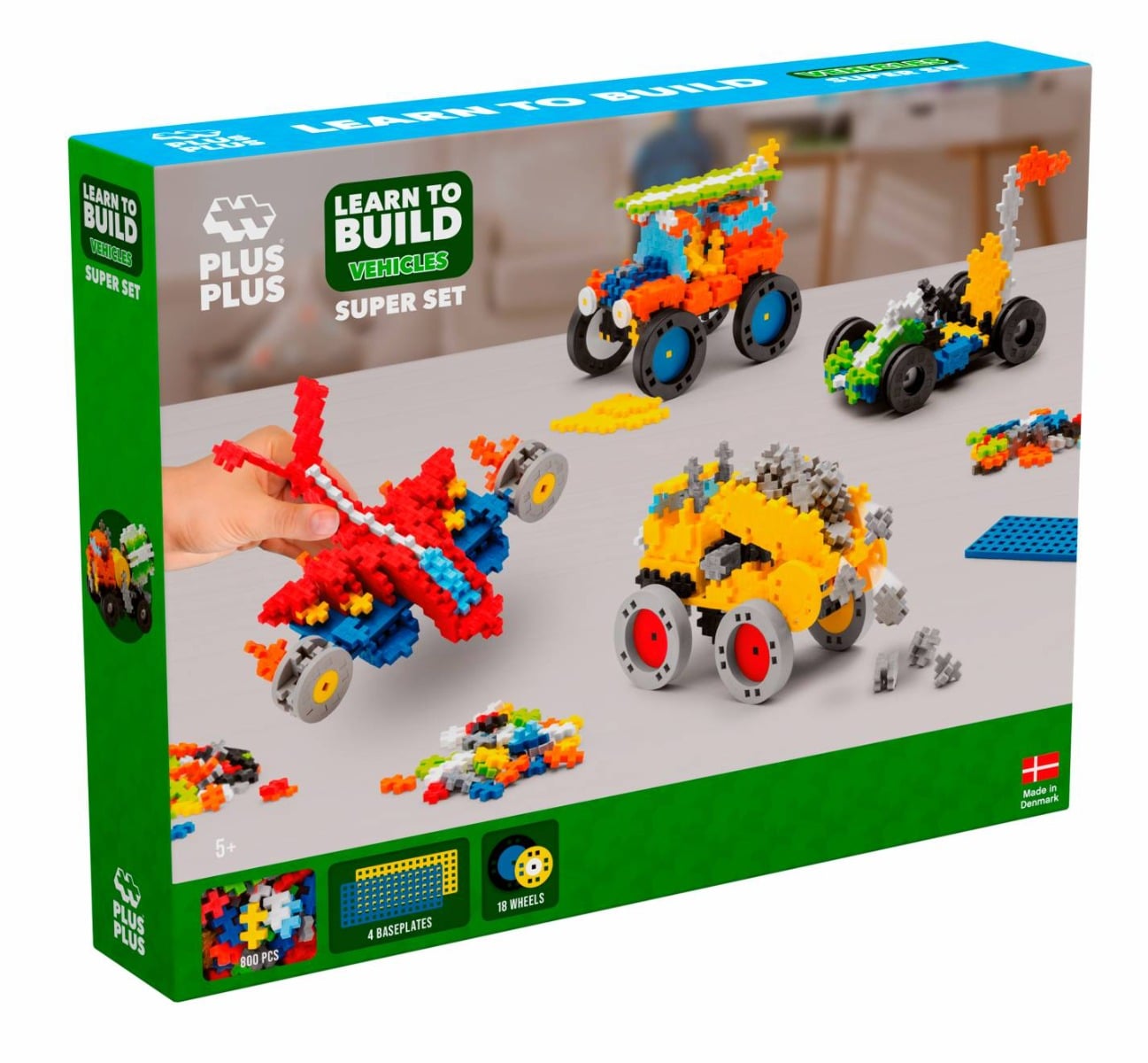 Plus-Plus Set Constructii Vehicule 500 Piese