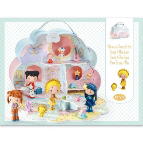 Djeco Tinyly Sunny si Mia cu Casuță Nor - imagine 4