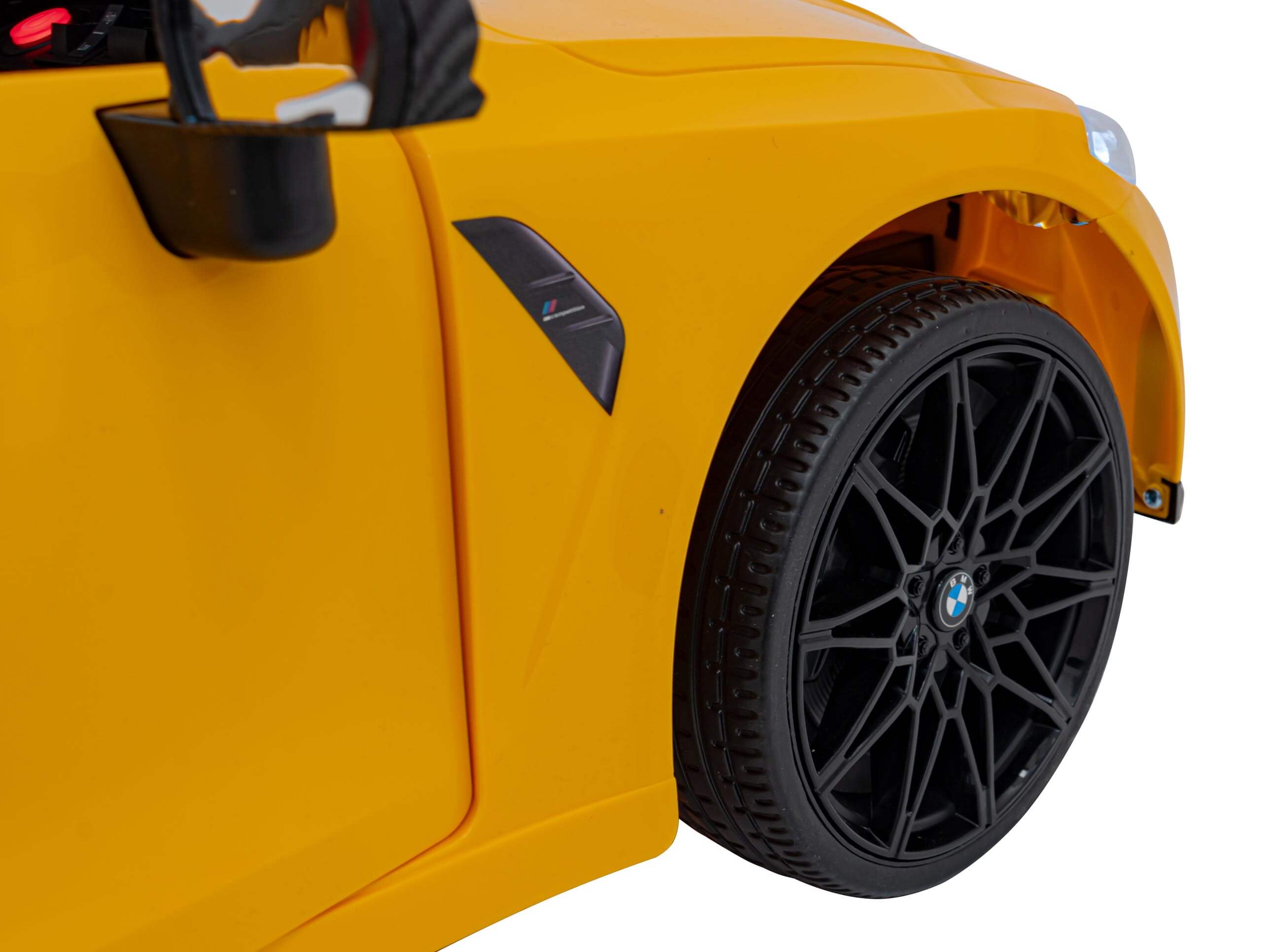 Masinuta BMW M4 Competition 12V Galben - imagine 10