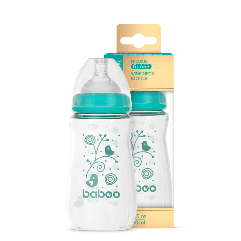 Biberon Baboo Anticolici Sticlă 250ml - imagine 4