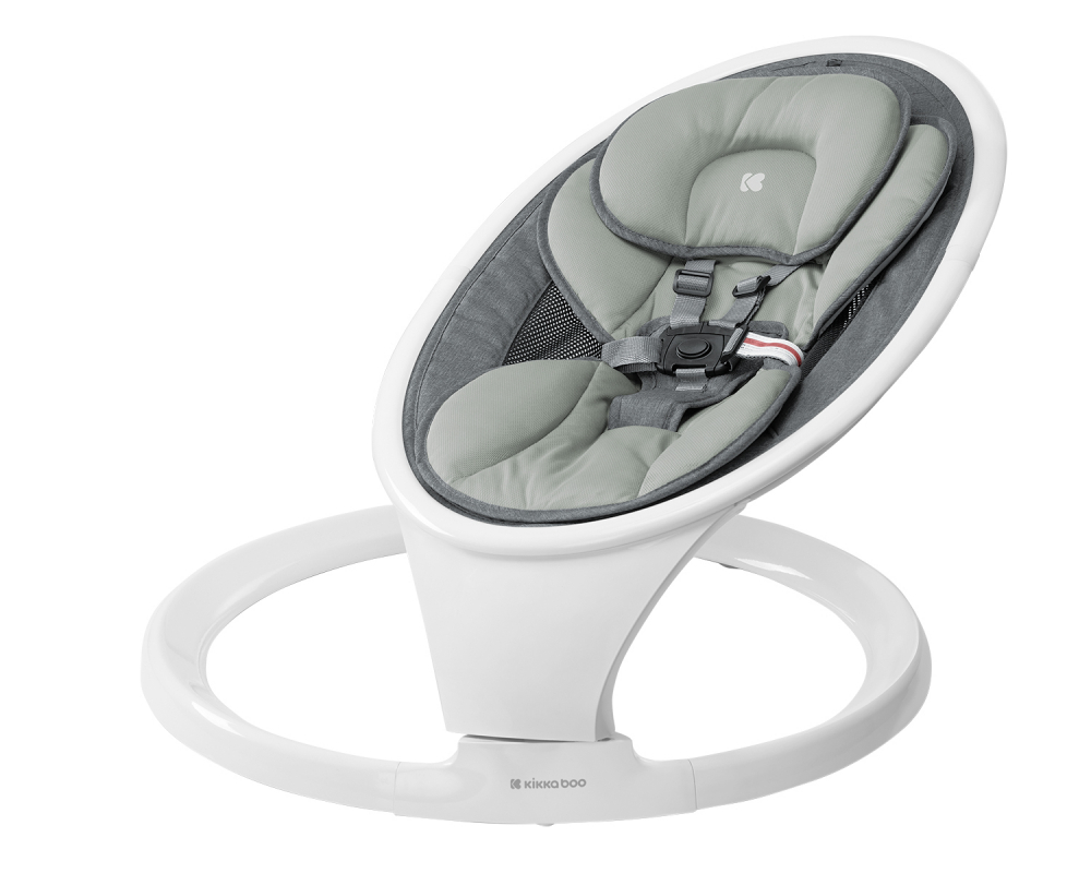 Leagan Electric KikkaBoo Cuddle Me Grey, Telecomanda - imagine 4