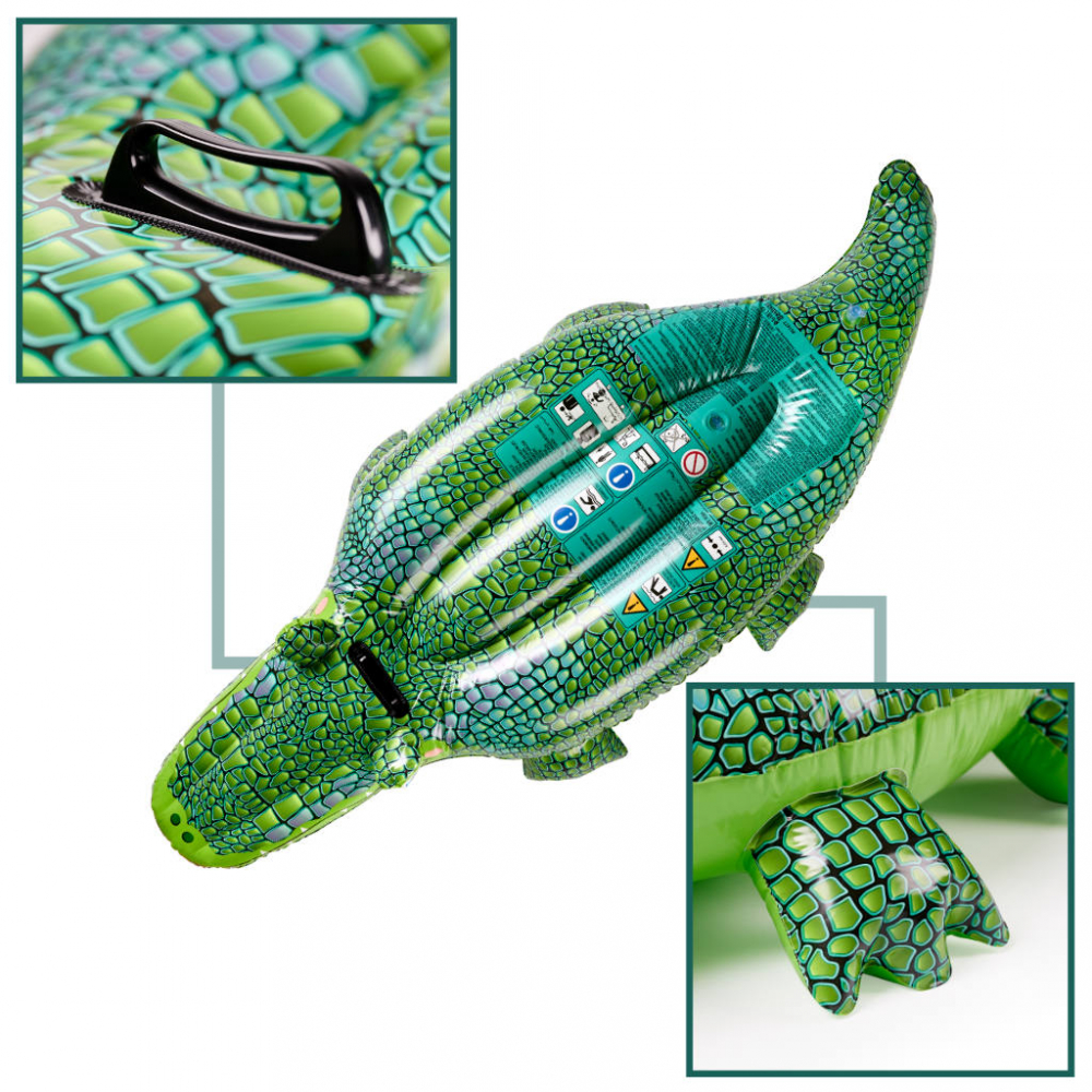 Saltea Gonflabilă Bestway Crocodil 150 cm - imagine 6