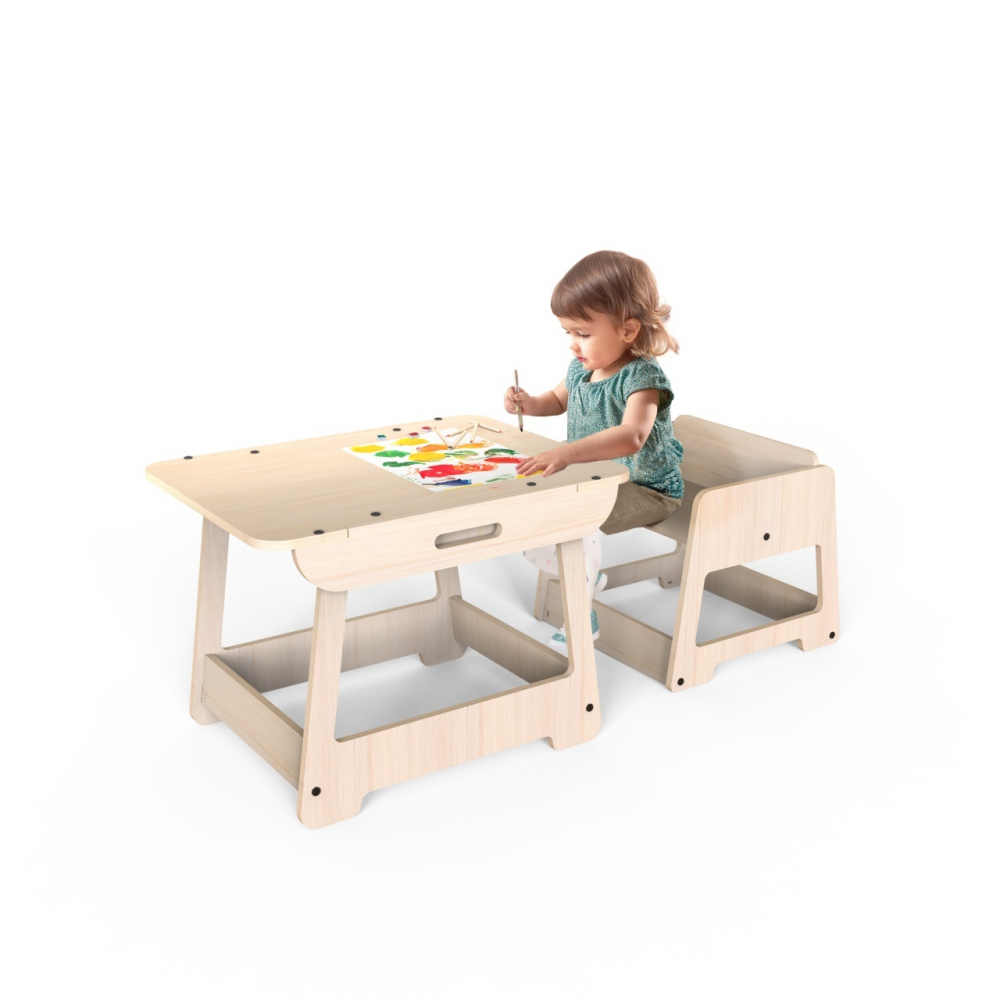 Masuta MamaToyz 2-in-1 Infasat & Activitati - imagine 7