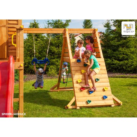 Fungoo Maxi SPIDER LAND - Complex Joacă Lemn - imagine 4