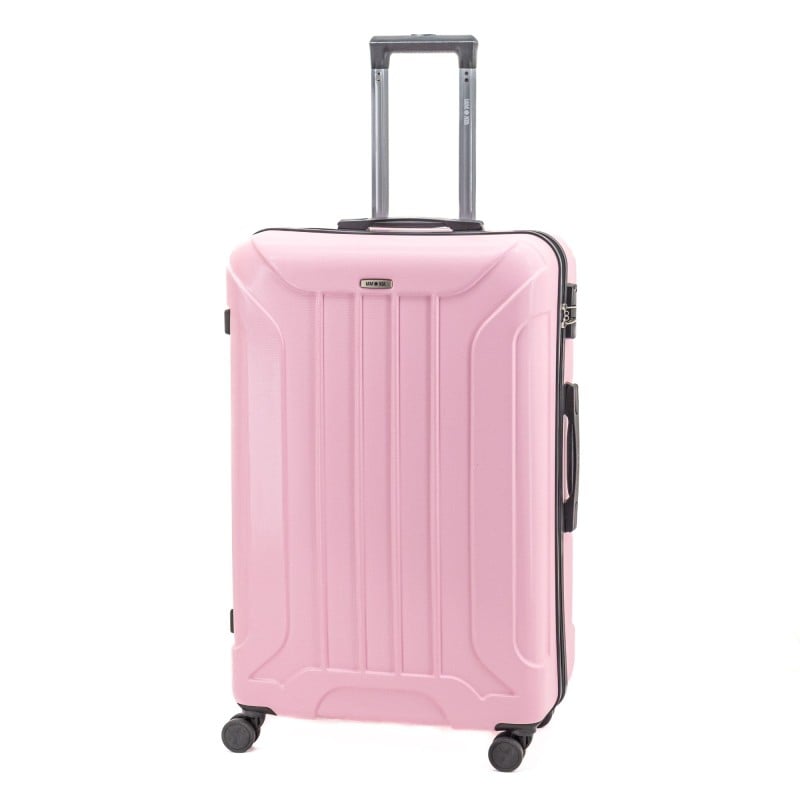 Troler Lamonza Capri Roz, 4 Roti, Sigurat