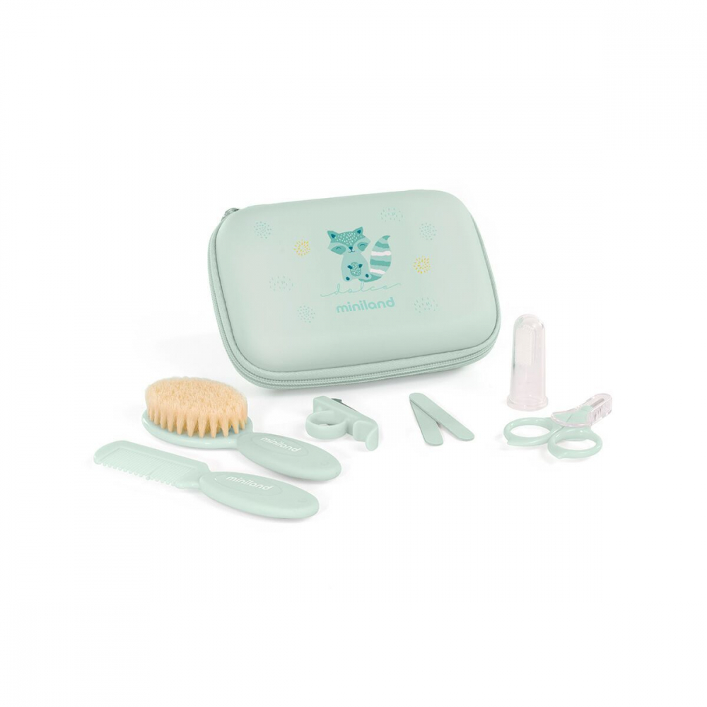 Set Igiena Miniland Mint 6 Accesorii Bebe - imagine 5