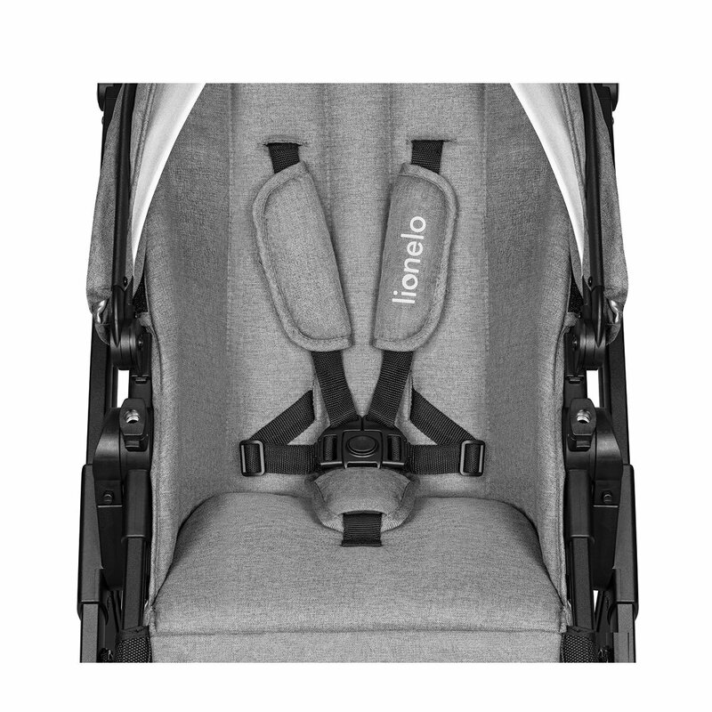 Carucior 3 in 1 Lionelo Bianka Gri, Aluminiu