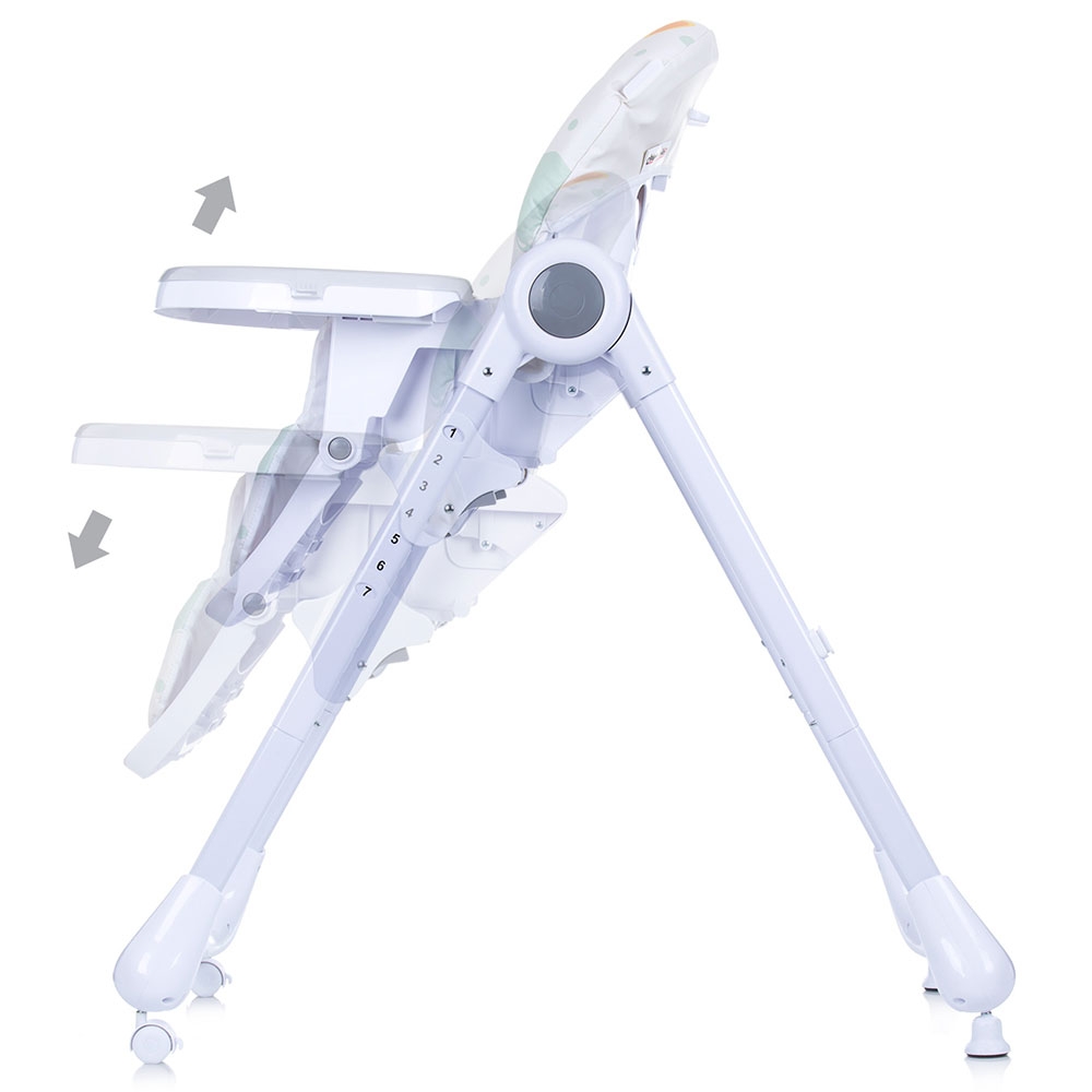 Scaun de masă Chipolino Yeti Aloe, Piele Ecologică - imagine 3
