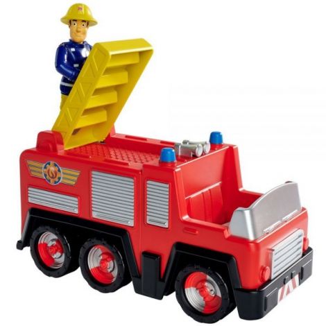 Simba Fireman Sam Jupiter Masina Pompieri + Figurina - imagine 2